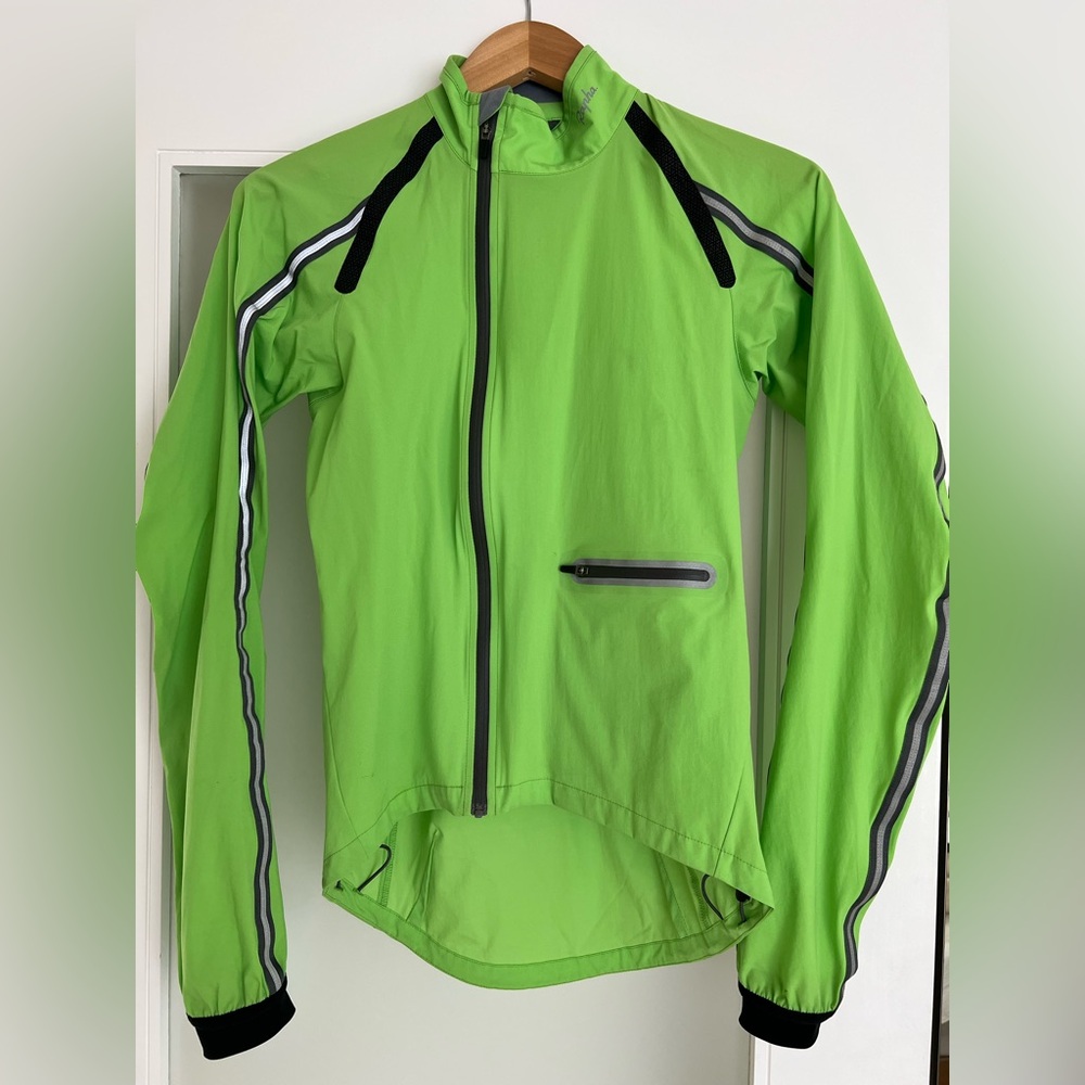 Rapha Mens/Unisex Lime Green Performance Cycling Jacket XS - Great conditions